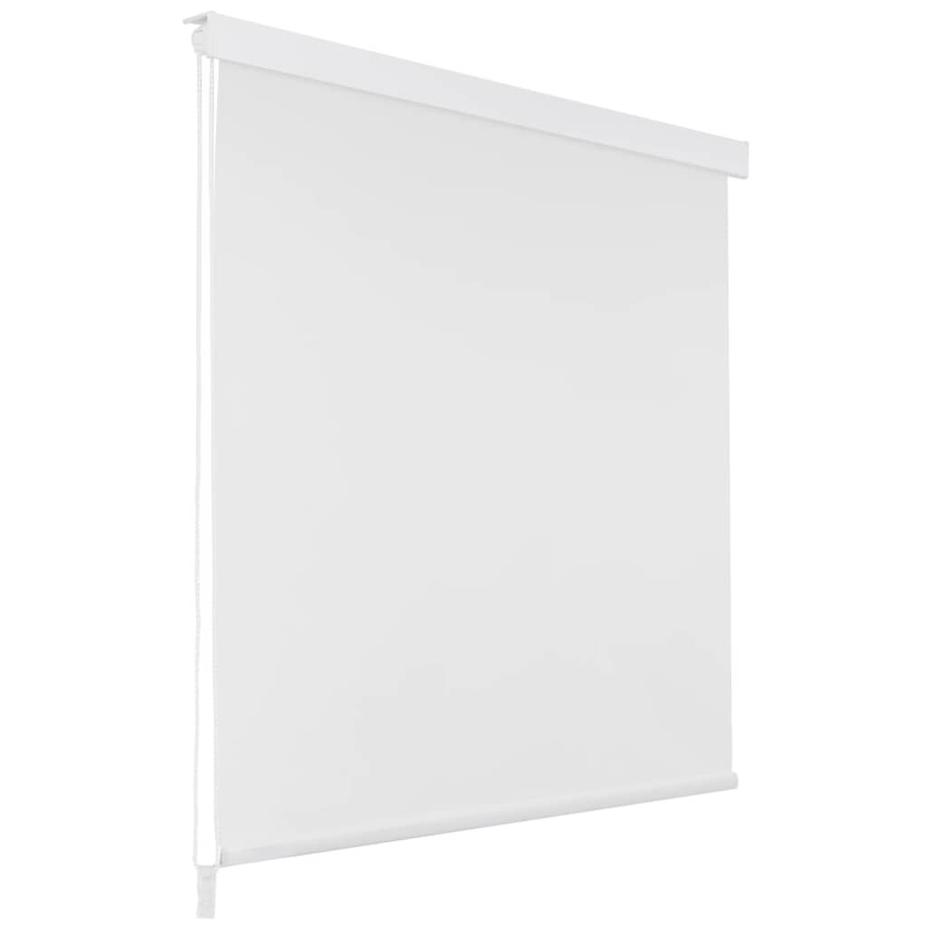vidaXL Shower Roller Blind 80x240 cm White